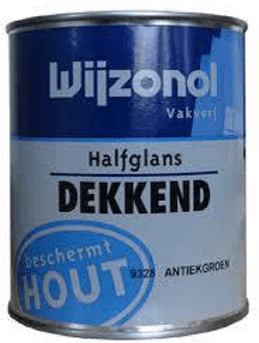 Wijzonol 2012 dekkend halfglans 9138 mergelwit 750 ml
