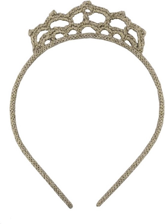 Diadeem kroon - kerst - haarband - glitter - koningsdag - haarband - zilver - haar accessoire - tiara - prinses - Kinder diadeem - queen - Koningin - prinses - verkleden - diadeem - haarband - kroon