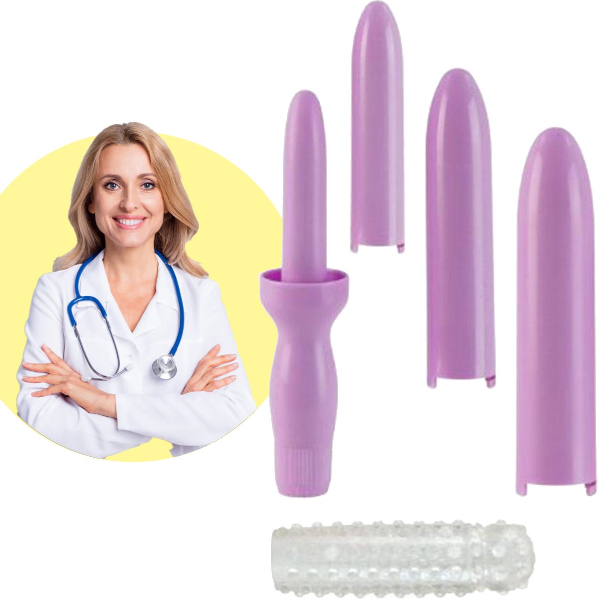 Goedkoopste CalExotics - Dilator Set - Dilator Vagina Paars