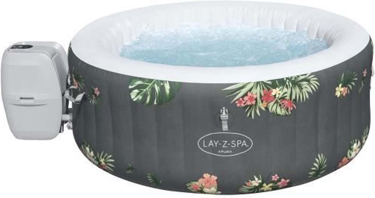 BESTWAY Lay-Z-Spa Aruba tropische opblaasbare spa, 2 tot 3 personen, 170 x 66 cm, 110 Airjet™