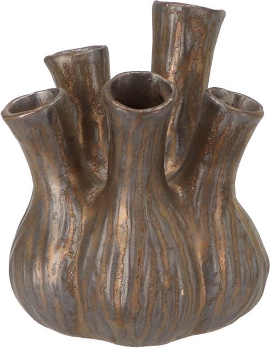 Daan Kromhout Design Aglio Tulpenvaas Bronze Daan Kromhout 13x16 cm (klein)