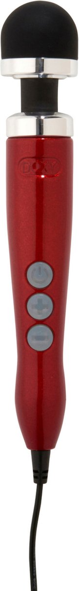 Goedkoopste Doxy - Number 3 Wand Massager Donker Rood