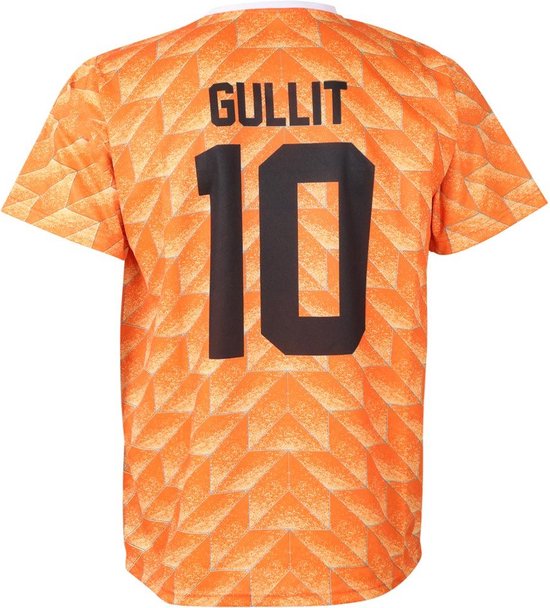 Ruud Gullit gesigneerd Nederlands Elftal 1988 EK shirt met fotobewijs
