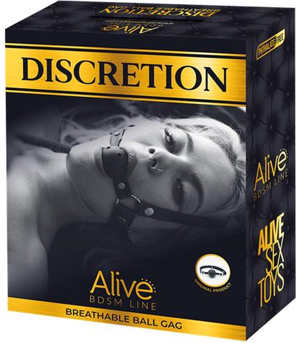Goedkoopste Discretion Breathable Gag Black