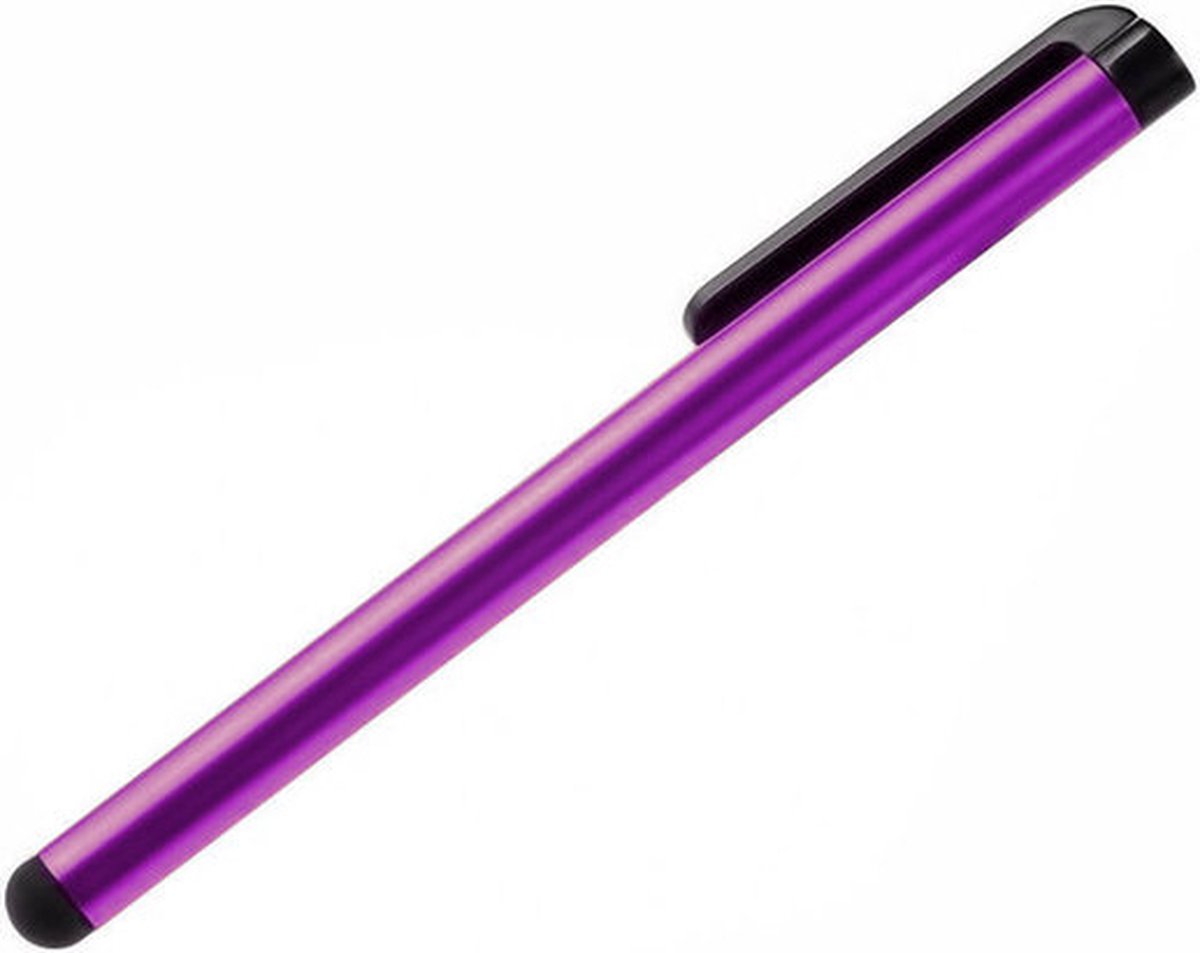 Peachy Stylus pen voor iPhone iPod iPad pennetje Galaxy styluspen - Paars