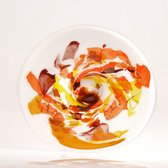 Design schaal plate - Fidrio RIO - glas, mondgeblazen - diameter 45 cm