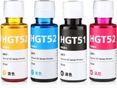 GT51/GT52 Huismerk inkt MediaHolland® Multipack 4 kleuren. Geschikt voor HP DeskJet GT 5810, HP DeskJet GT 5820, HP Ink Tank 310, HP Ink Tank 410, HP Ink Tank 415, HP Smart Tank 35