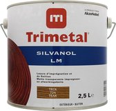 Trimetal Silvanol LM - Matte Transparante impregneer en afwerkingsbeits - 724 Teak - 2,50 L