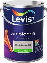Peinture pour les murs Levis Ambiance - Extra Mat - Brun Shady C30 - 5L