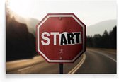 Walljar - Stop Sign (Day) - Muurdecoratie - Poster