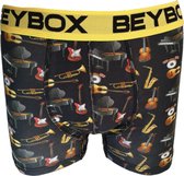 Verjaardag cadeau – BOXER SHORT - Muziek Boxer - Gitaar boxer short – Mannen Boxershort – Heren Boxer Short - Leuke Boxer Short - Vrolijke Boxershort – Mannen Cadeautjes - Luckyday