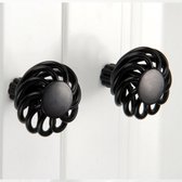 Greep / Keukengreep design Zwart - Handgrepen voor deuren - Deurkruk - Meubelgreep - Handgreep Zwart - Keukengreep - Kastgrepen - Kastknoppen - Meubelgrepen - Deurkrukken - inclusi