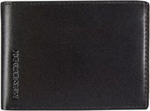 Portemonnee Maverick All Black lederen Billfold RFID zwart