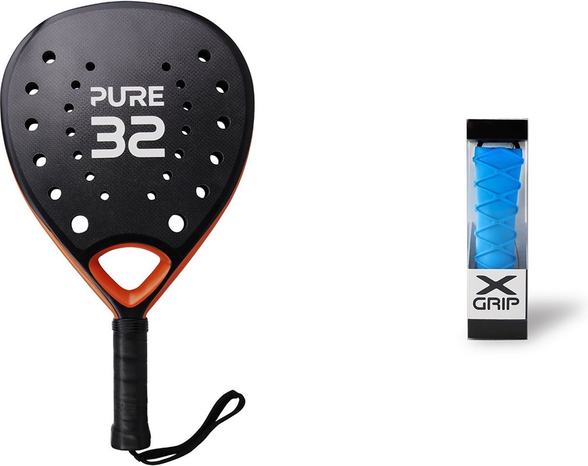 Pure32 Padel - Padel racket met X-grip - Type D55