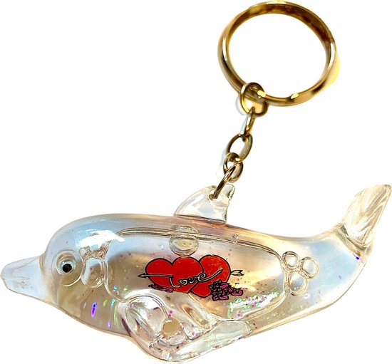 Porte-clés Dauphin avec Water Love