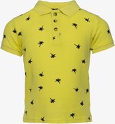 TwoDay jongens polo met palmbomen - Geel - Maat 98/104