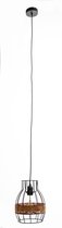 MLK - hanglamp - 119 - 1 Licht punt - E27 - 40 Watt - Bruin