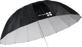 185 cm Zwart/Wit Parabolische Flitsparaplu / Parabolic Flash Umbrella - Space185