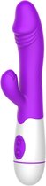 DMV Vibrator - Tarzan Vibrator - Vibrators voor Vrouwen & Mannen – Rabbit Vibrator voor Beginners - Siliconen – Paars