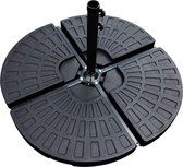 MaxxGarden Parasoltegels - Tegels voor het verstevigen van je parasol - Basis voor parasolvoet - Bestaat uit 4 losse onderdelen - Totaal te vullen tot max 60kg ( 4x 15kg)