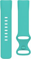 DrPhone FVS TPU Siliconen Polsband – Armband – Sportband Geschikt voor Fitbit Charge 5 – Turquoise