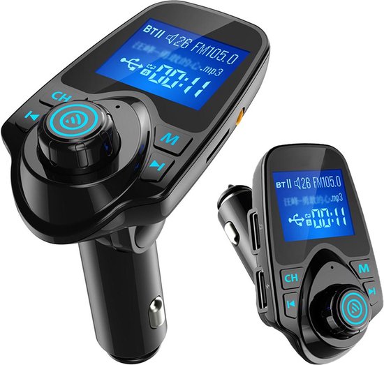 Bluetooth FM Transmitter Auto / FM Transmitter Draadloze Bluetooth Carkit /  MP3... | bol