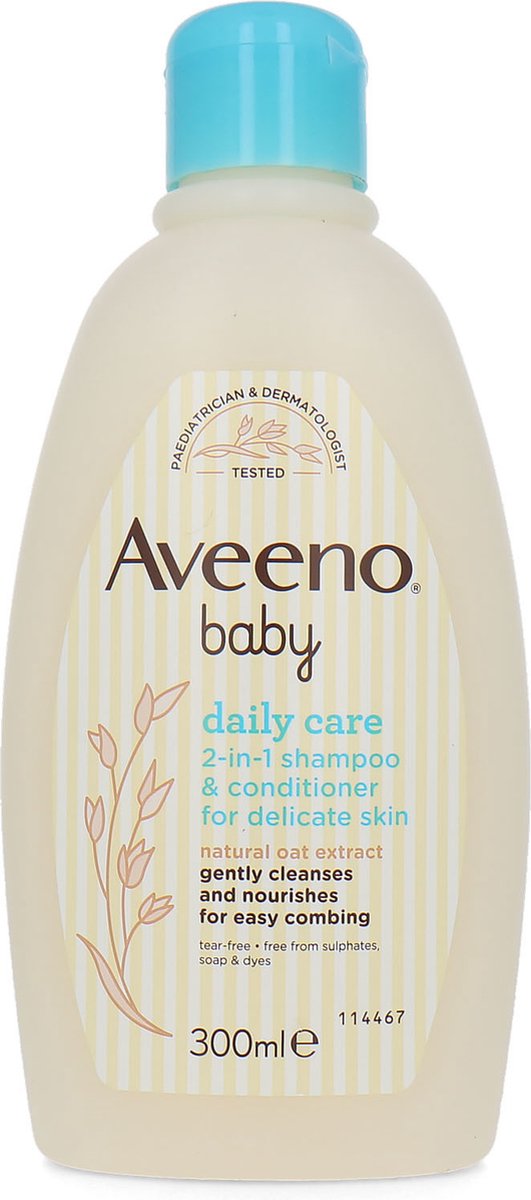 Aveeno Baby Daily Care 2-in-1 Shampoo & Conditioner - 300 ml