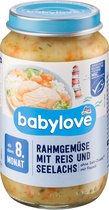 babylove Babymaaltijd - Roomgroenten met Rijst en Koolvis vanaf 8 Maanden - 190g - 1 STUK