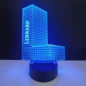 3D LED Lamp - Letter Met Naam - Lennard