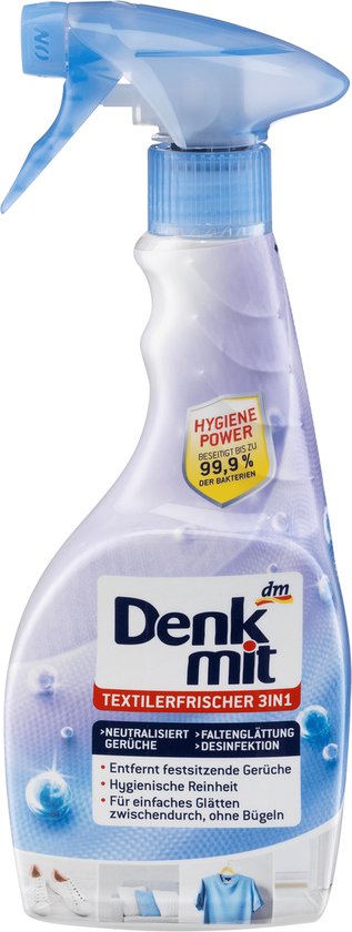 Foto: Denkmit 3in1 hygi ne textielverfrisser gladde rimpels 500 ml