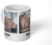 Mok - Koffiemok - België - Brugge - Architectuur - Mokken - 350 ML - Beker - Koffiemokken - Theemok