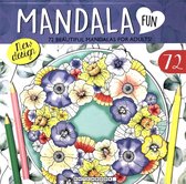 Mandala Kleurboek voor Volwassenen met 72 Kleurplaten maat van 22,5cm x 22,5cm.