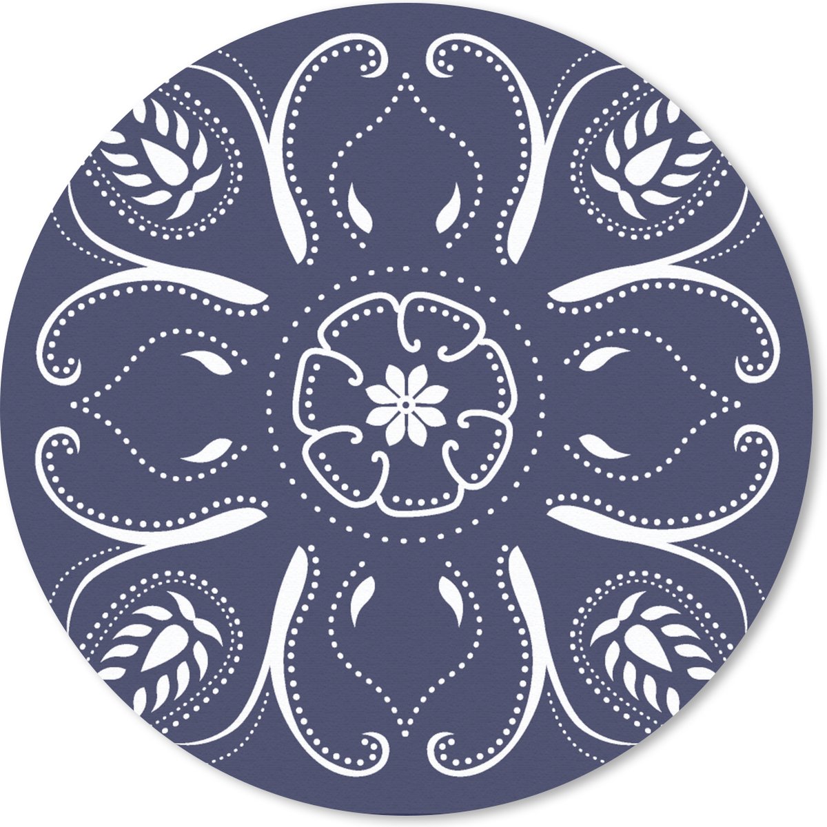 Muismat rond 40x40 cm - Mousepad Design - Mandala - Bohemian - Ronde muismatten