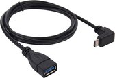 Mobigear USB-C naar USB-A Kabel 1 Meter - Zwart