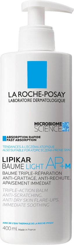La Roche-Posay Lipikar Baume Light AP+M Lichaamsbalsem - voor een Droge en Eczeem-Gevoelige Huid - 400ml