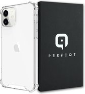 Perfeqt geschikt voor iPhone 12 (Pro) Transparant Shockproof Doorzichtig Siliconen Clear hoesje