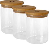 Pandoo - Pot de Conservation - Glas - 800 ml - 3 Pièces
