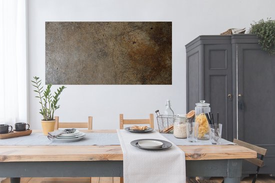 Poster Béton - Rouille - Marron - 160x80 cm