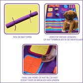 Speelgoed voor dieren - Staalsmid Snuffelmat Hond XXL - Likmat - Anti Schrokbak - Honden Speelgoed Intelligentie - Puppy - Kat- 90x90cm