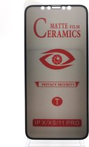 Nieuw ontwerp Hoog kwaliteit Privacy Screenprotectors voor iPhone 13 / iPhone 13 Pro  - dekt volledige scherm - Antispy glass