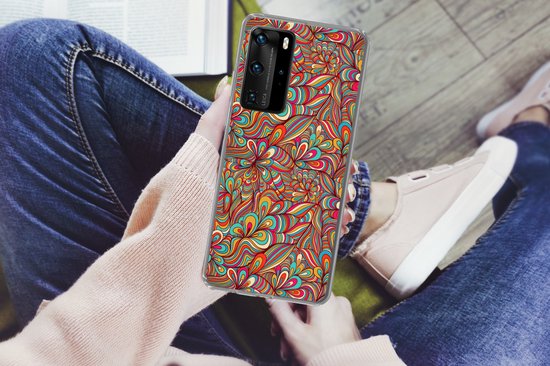 Coque Huawei P40 Pro - Design - Années 1970 - Fantasy - Couleur - Coque de téléphone en Siliconen