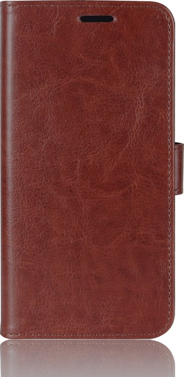 Mobigear Telefoonhoesje geschikt voor Xiaomi Redmi 9C Hoesje | Mobigear Wallet Bookcase Portemonnee | Pasjeshouder voor 3 Pasjes | Telefoonhoesje voor Pinpas / OV Kaart / Rijbewijs - Bruin