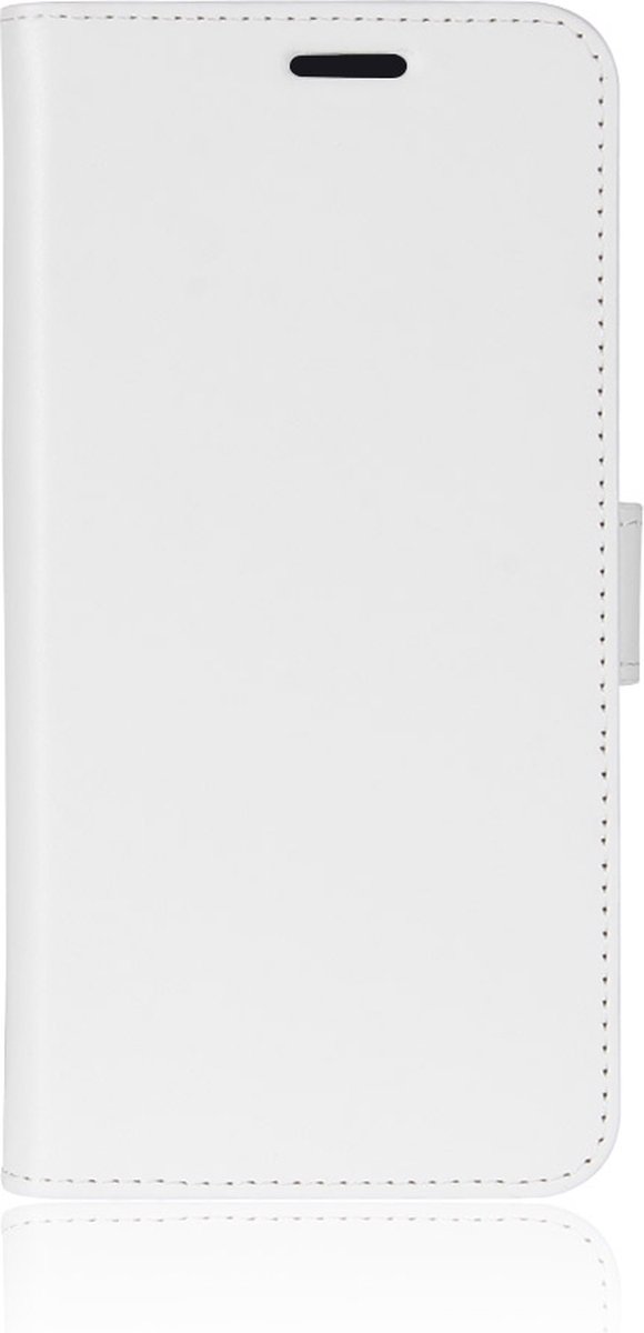 Mobigear Telefoonhoesje geschikt voor Apple iPhone 11 Hoesje | Mobigear Wallet Bookcase Portemonnee | Pasjeshouder voor 3 Pasjes | Telefoonhoesje voor Pinpas / OV Kaart / Rijbewijs - Wit