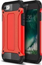 Mobigear Outdoor Telefoonhoesje geschikt voor Apple iPhone SE (2020) Hoesje Hardcase Backcover Shockproof - Rood