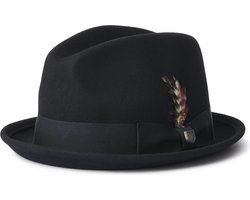Brixton Gain Fedora Hoed - Black