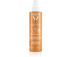 Vichy Capital Soleil Cell Protect Fluïde Spray SPF50+ 200ml Zonnebescherming voor lichaam en gezicht