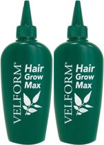 1 Velform Hair Grow Max + 1 Gratis - Haaruitval behandeling - Haarserum - Stimuleert Haargroei