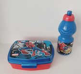 Spiderman Lunchbox - Broodtrommel + Drinkfles - Lunchset