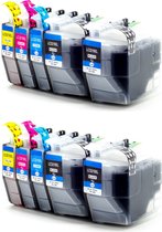 Inktdag inktcartridges voor Brother LC3219XL / LC3217 /LC3219, multipack van 10 stuks (4*BK, 2*CMY) voor Brother MFC-J5330 DW, J5730DW, J5930DW, J6530DW, J6535DW, J6930DW, J6935DW