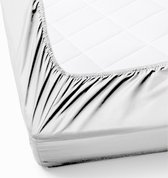 Y-NOT - Crispy Cotton Hoeslaken Matras - 90x200 - tot 25 cm matrasdikte - 100% Katoen - 180 draaddichtheid - Wit